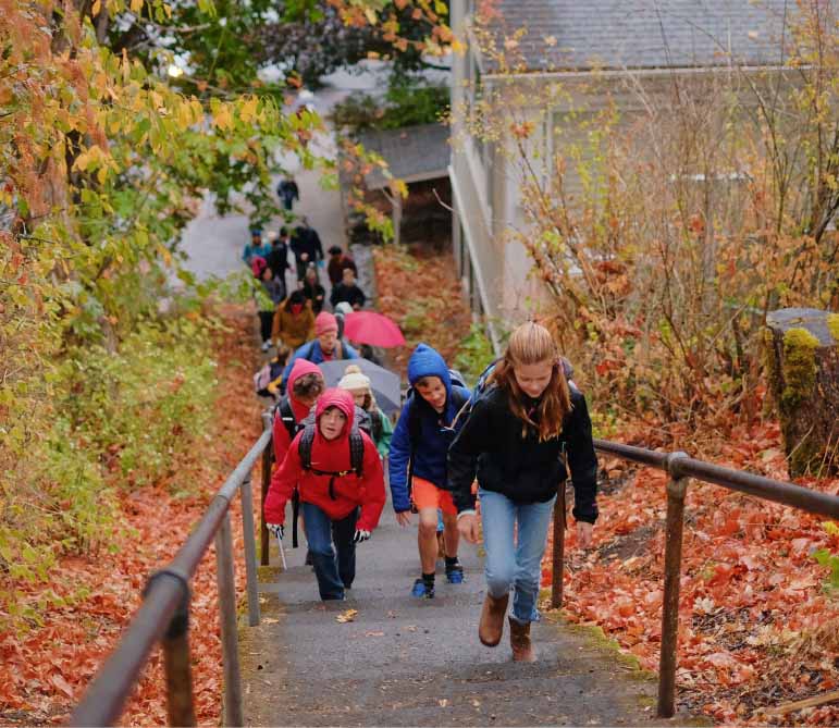 Getting kids walking or biking to school is healthy, reduces childhood obesity and improves educational outcomes. Thanks to an Oregon Community Foundation grant, Thrive is working with the Hood River County School District to create Safe Routes to Schools Action Plans for May St. Elementary, Westside Elementary and Hood River Middle School.
