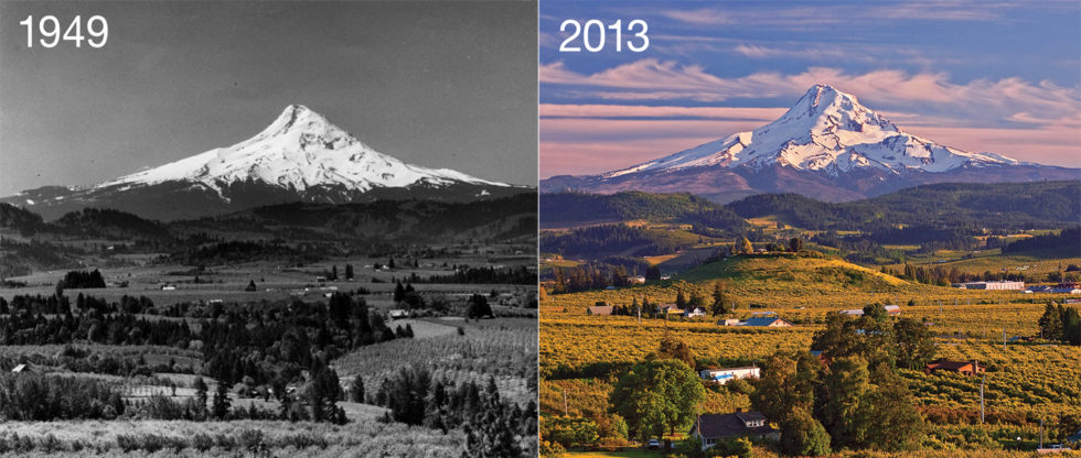 Hood River Valley Then and Now